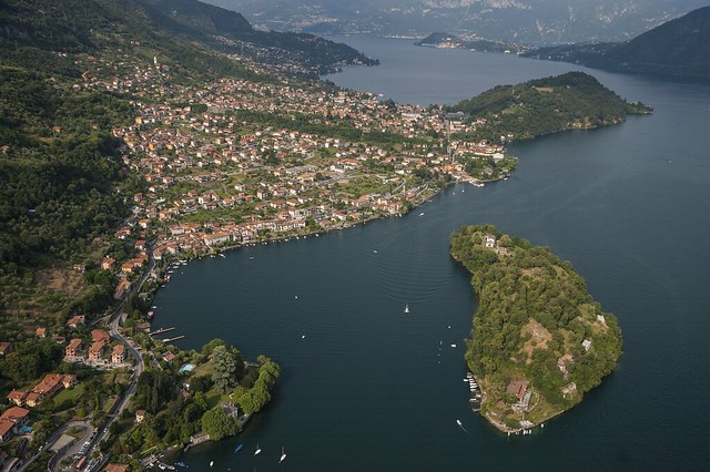 Aerial View of Comacina Island