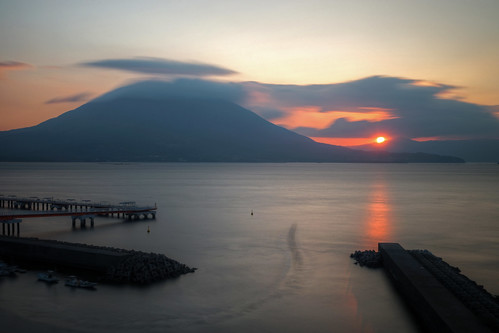 japan sunrise volcano asia view 10 sony kagoshima stop filter 99 nd alpha slt density neutral a99