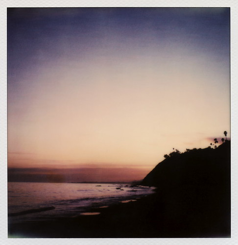 ocean california santa ca door sunset toby color tree film beach silhouette project polaroid sx70 for twilight waves glow pacific dusk horizon palm barbara tip cameras 600 type rollers hancock slr680 impossible the hendrys frankenroid impossibleproject tobyhancock impossaroid