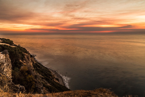 ocean california sunset