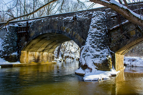 bridge winter snow nova stone creek landscape march pretty va goosecreek blueridge loudoun