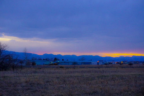 sunset sun mountain mountains field sunrise colorado edited down