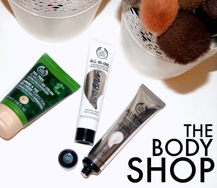 the body shop instablur and bb cream
