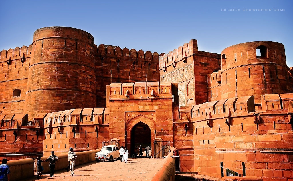 Mga resulta ng larawan para sa Red Fort in Agra, India – Lahore Gate"
