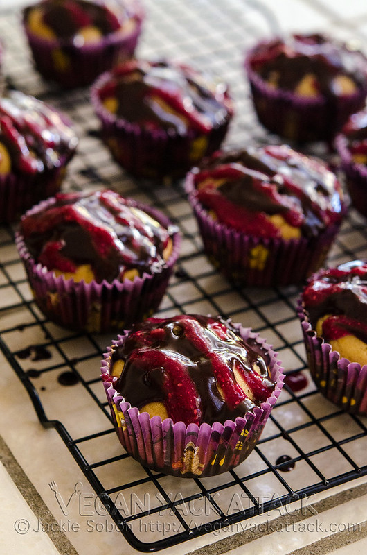 These Bloody Berry Cupcakes are festively fun and gluten-free! Try them out on any group of friends for the upcoming holidays.