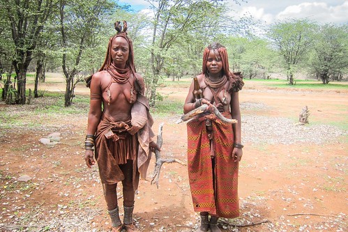 Himba women in the Kunene region, Namibia