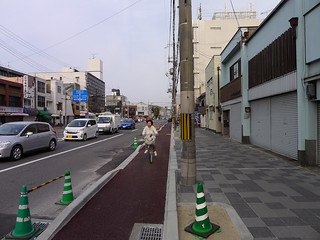 Shichijo bike lane