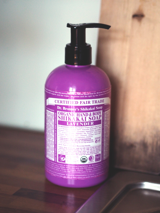 dr bronners shikakai soap lavender fair trade