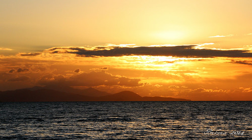 sunset tramonto sole atmosfera arancione golfodifollonica