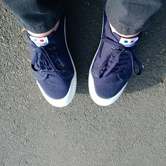 Rocking my new Spring Courts from today's @kentandlime delivery.