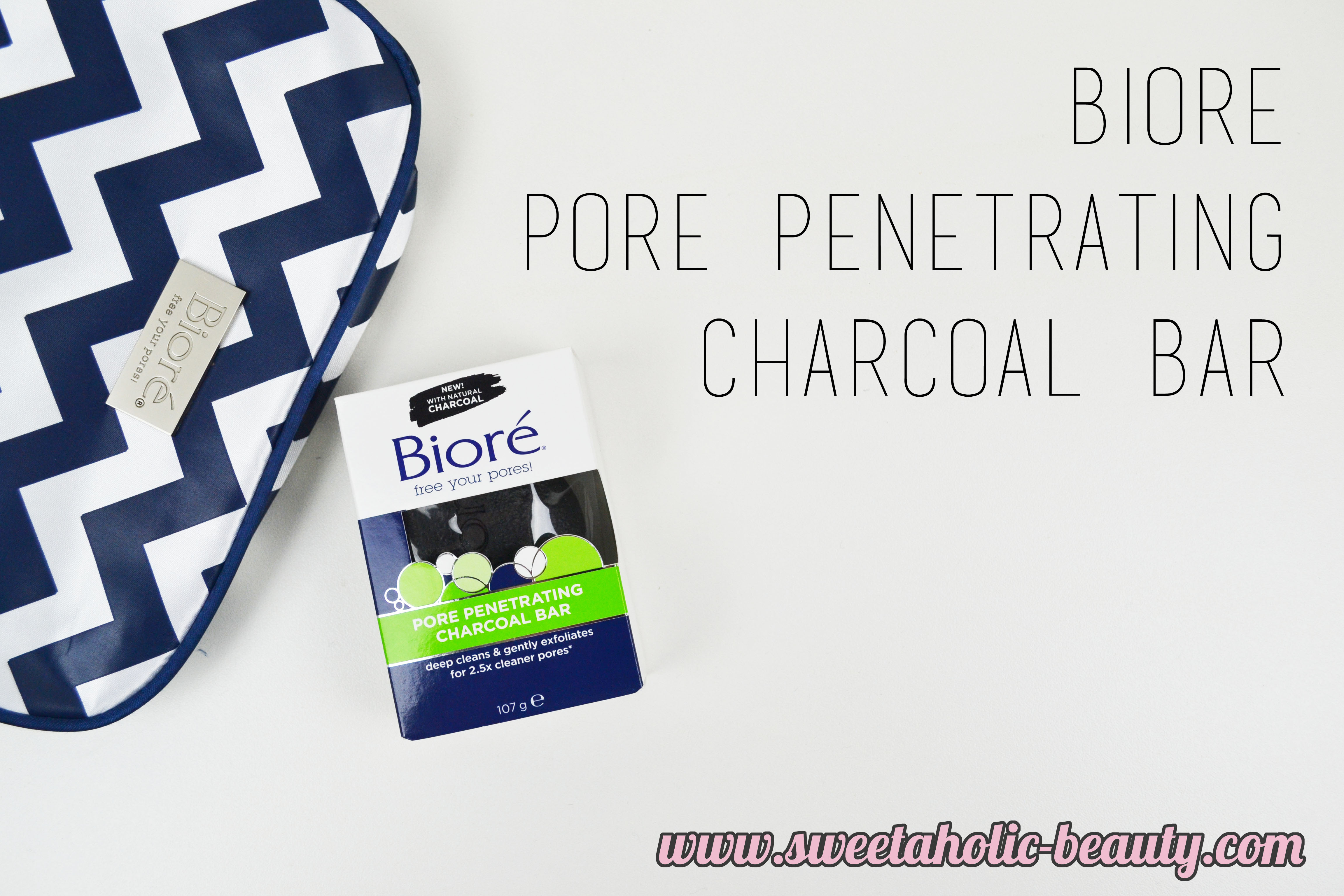 Biore Pore Penetrating Charcoal Bar Review - Sweetaholic Beauty