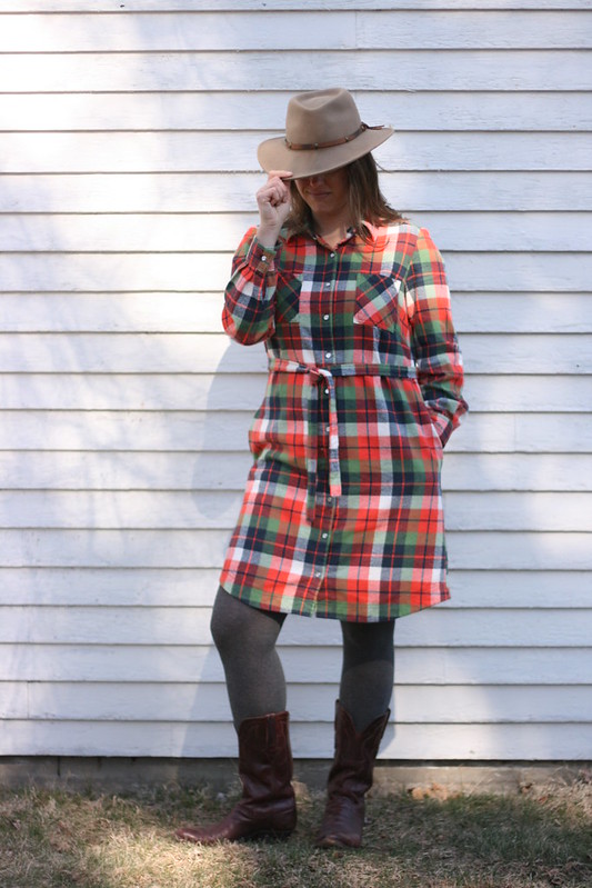 Simplicity 8014 in Mammoth Plaid