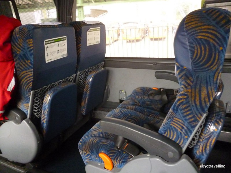 Inside Tur-Bus semi cama bus