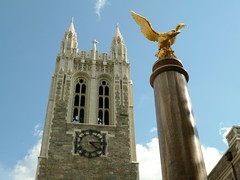 Eagle and clock tower
