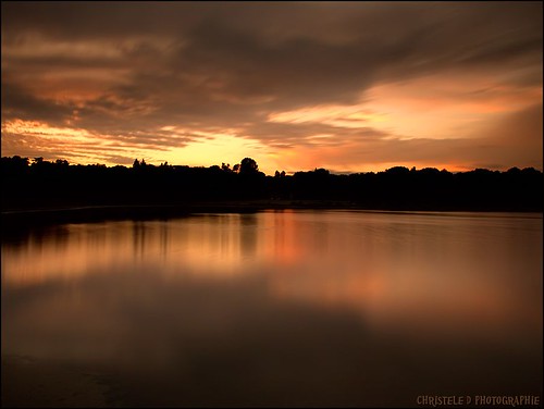 sunset sky clouds pond ciel nuages coucherdesoleil étang brocéliande poselongue paimpont étangdupasduhoux