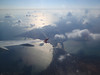 Flying over Istanbul Turkey