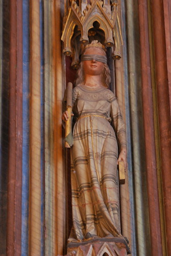 Carvings in the entrance to Freiburg Münster