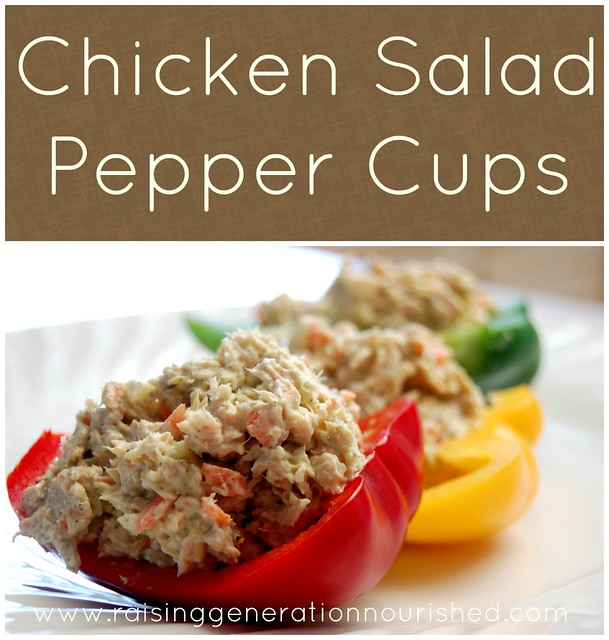 Chicken Salad Pepper Cups :: Allergen Free Options