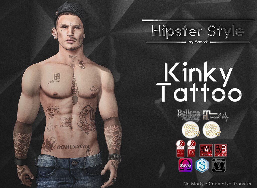 [Hipster Style] Kinky Tattoo - SecondLifeHub.com