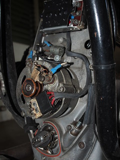Conversion of BMW R75/5 Alternator