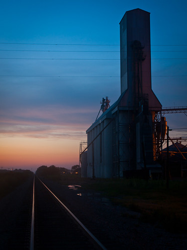 railroad sunset tracks delta arkansas