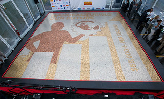 Largest coin mosaic