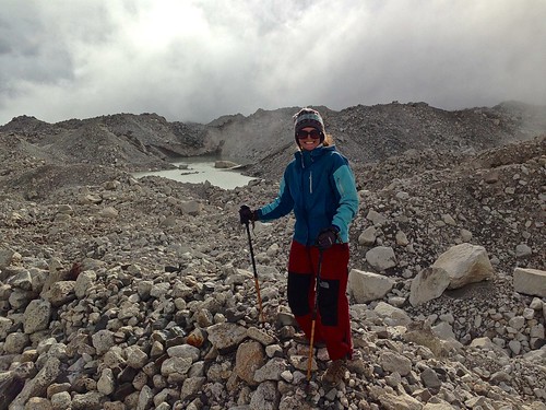 Lina on the Khumbu Glacier