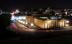 Scottish National Gallery at night