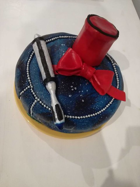 A Doctor Who Cake by Marta Majka of Majka na słodko