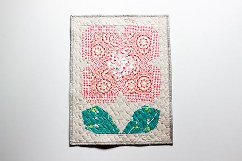 Deedee's Swedish Blooms Mini Quilt