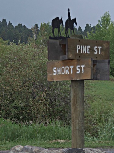 sign cowboy montana mt metalwork streetsigns pinest 2014 packhorse shortst ovando