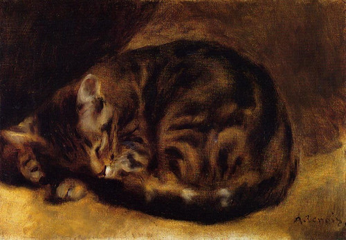 Renoir-sleeping-cat-1862