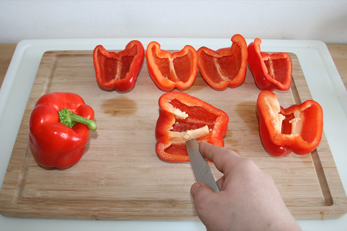 10 - Paprika entkernen / Decore bell pepper