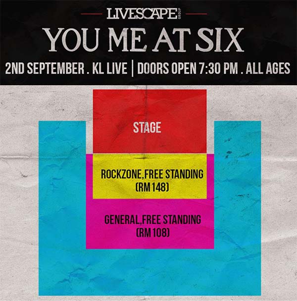 You Me At Six Bakal Perform di KL Live