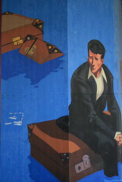 Mural emigrante - Wallpaint emigrant