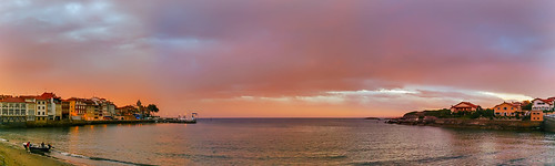 sunset panorama seascape landscape spain asturias paisaje luanco anochecer panorámica laribera gozón sonylt25i
