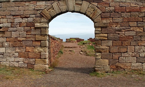 old uk sea stone point coast scotland arch view fort stonework lookout historic east archway dunbar overlook viewpoint lothian