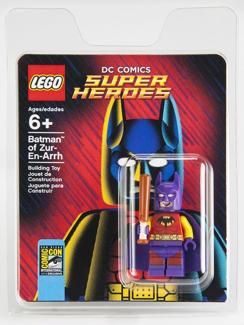 SDCC 2014 LEGO Zur-En-Arrh Batman Minifigure Box