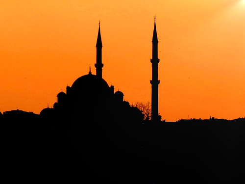 sunset shadow silhouette turkey istanbul mosque