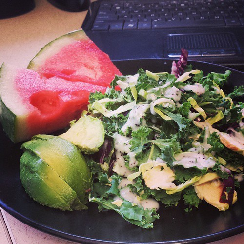 Salad number 51, approximately.  I lost count. #100saladsummer #food #summer #health