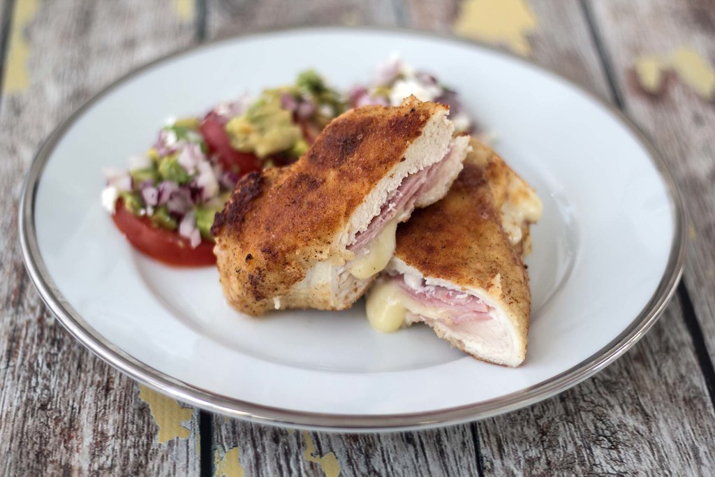Chicken Cordon Bleu with Cheese and Ham