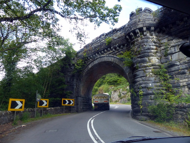 Even the roads are castles in Wales