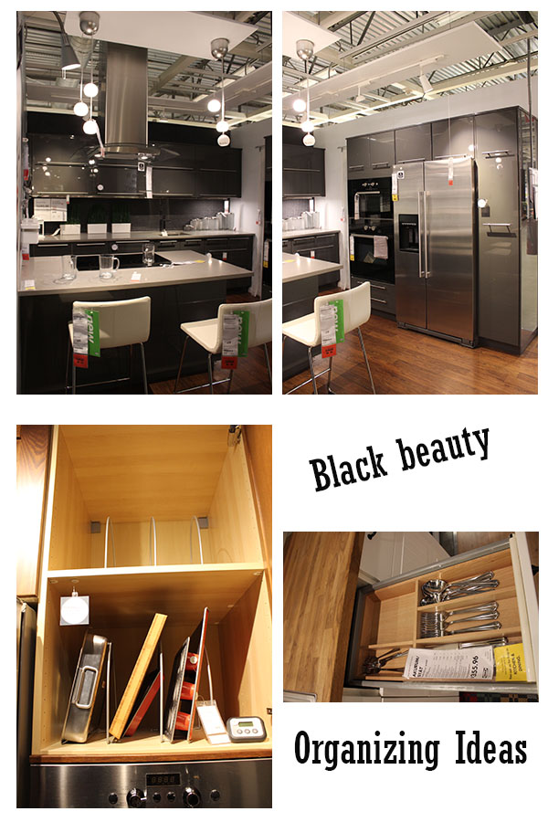 black ikea kitchen