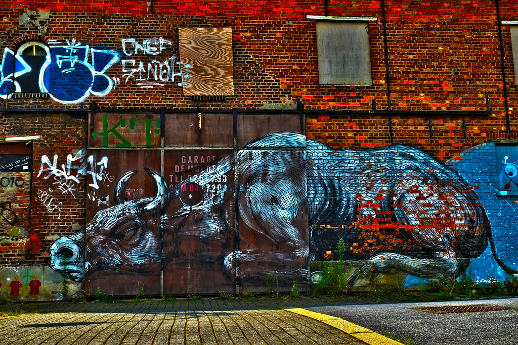 streetart | roa | ghosttown doel . belgium