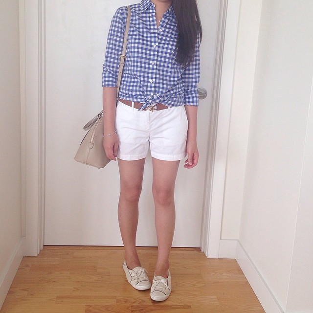 #Gingham #outfit that almost made it out of the house today... except I changed into a dress.
