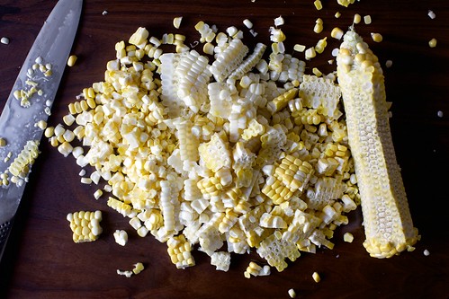 corn cut from cobs