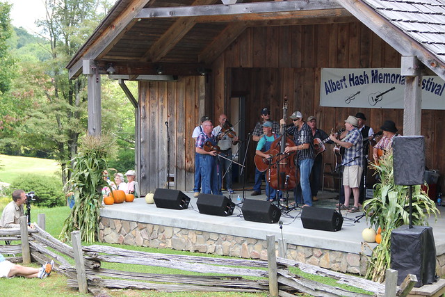 The Albert Hash Memorial Festival is held at Grayson Highlands State Park.