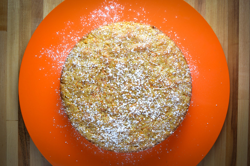 carrot almond cake with ricotta cream | things i made today