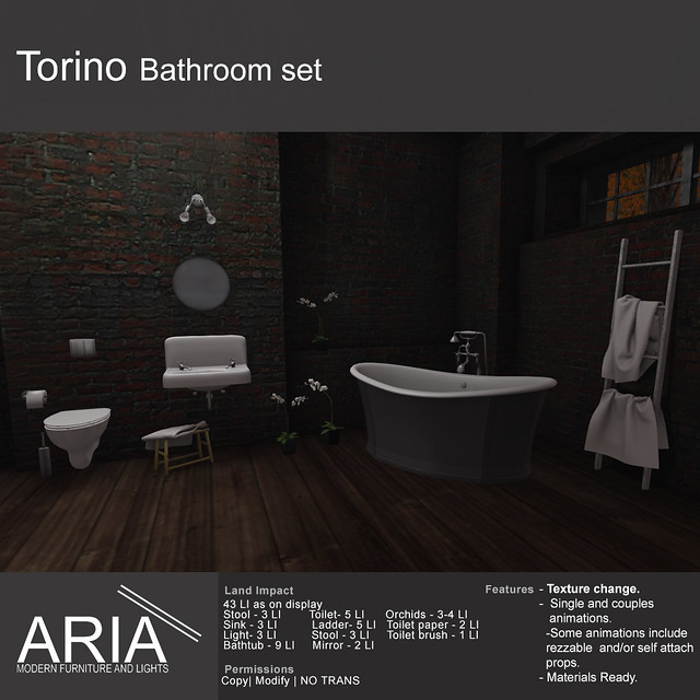 Torino bathroom set @ Consensual
