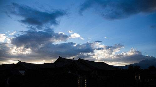 sunset cloudy 中国 云南